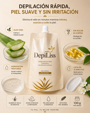 DepiLiss® Piel suave, depilación rápida e hidratación en minutos